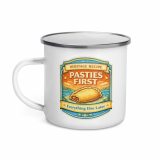 Pasties First - Enamel Mug