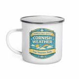 Unpredictable Quality – Cornish Weather - Enamel Mug