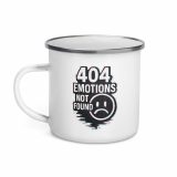 404 Emotions Not Found - Enamel Mug