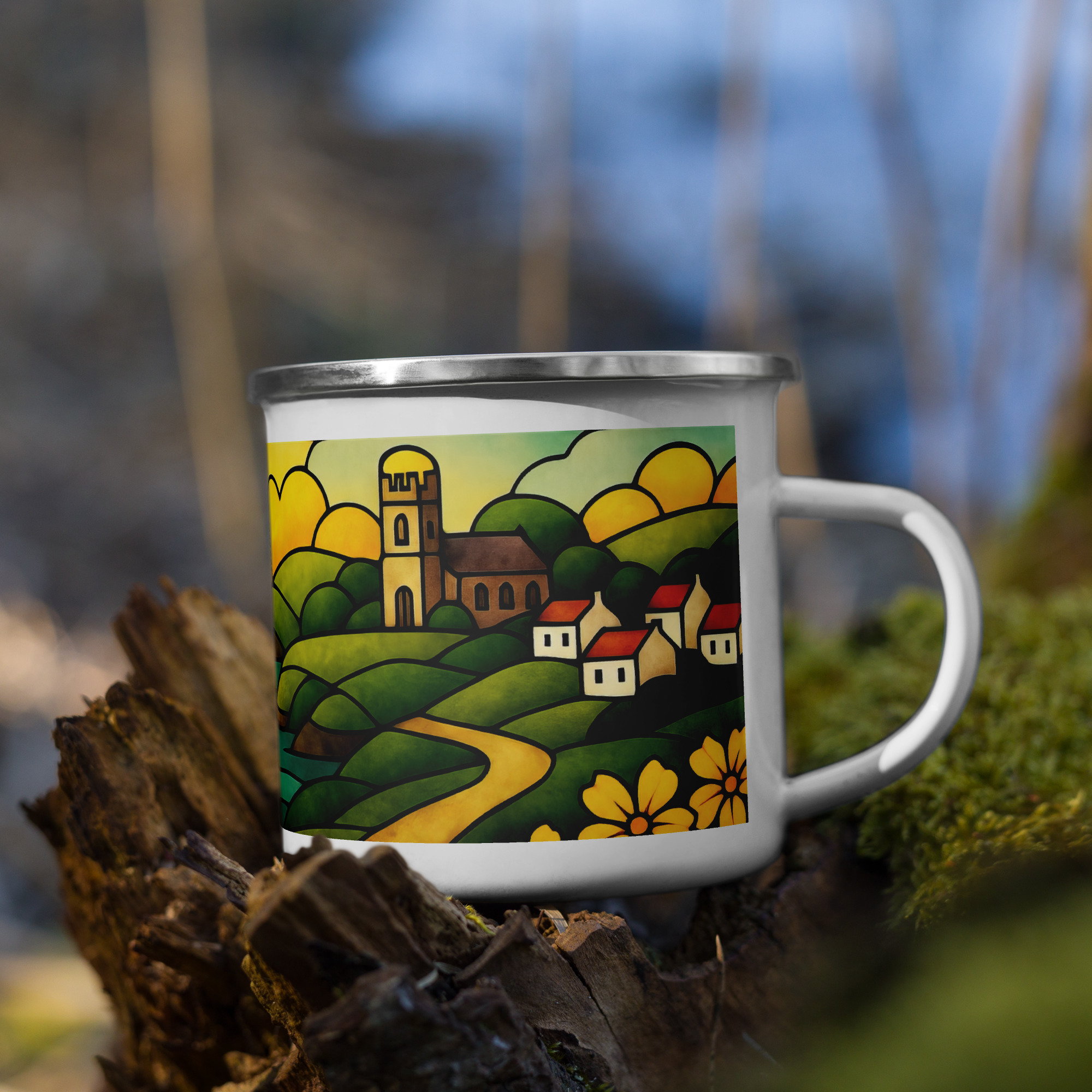 Harbour Light at Golden Bay - Enamel Mug