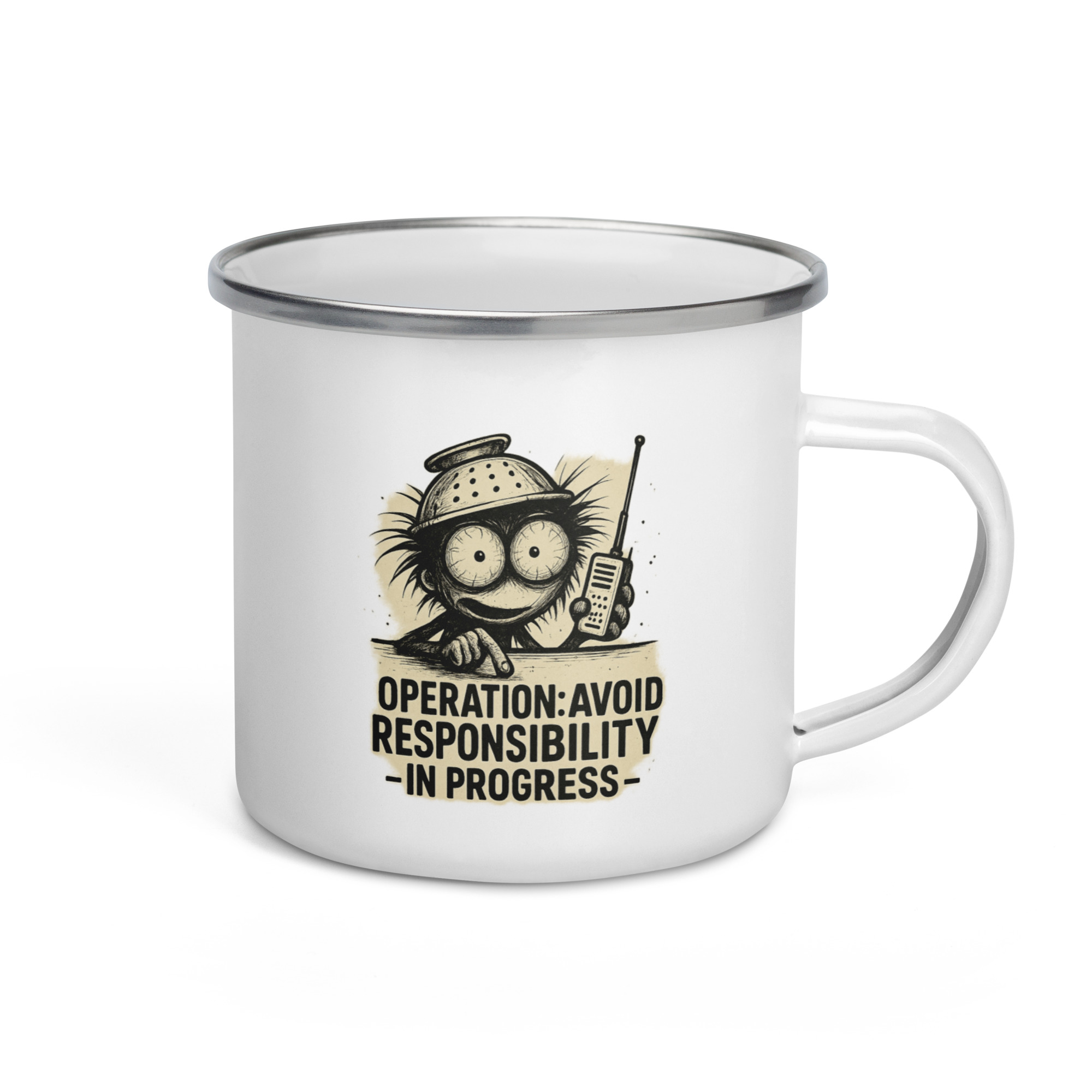 Operation Avoid Responsibility - Enamel Mug