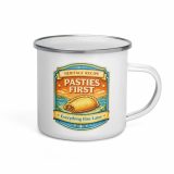 Pasties First - Enamel Mug