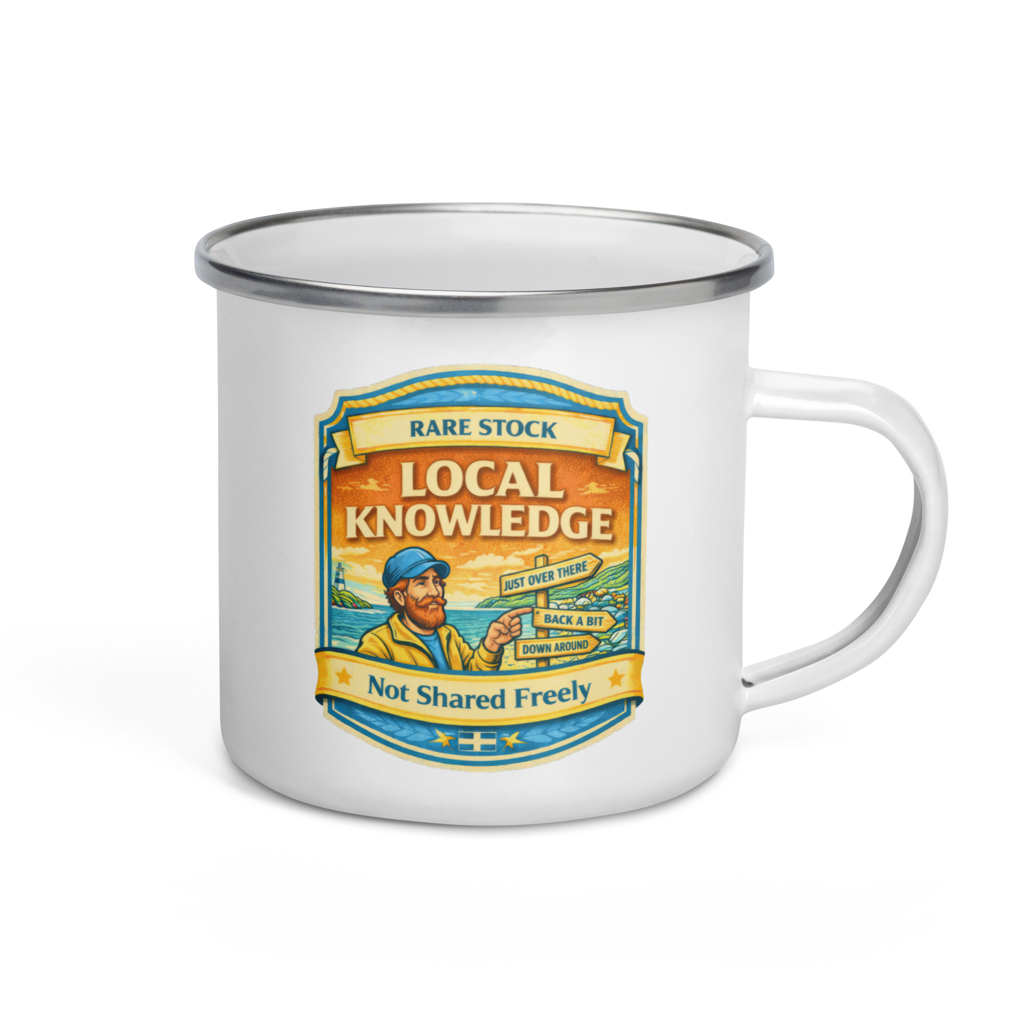 Rare Stock – Local Knowledge - Enamel Mug