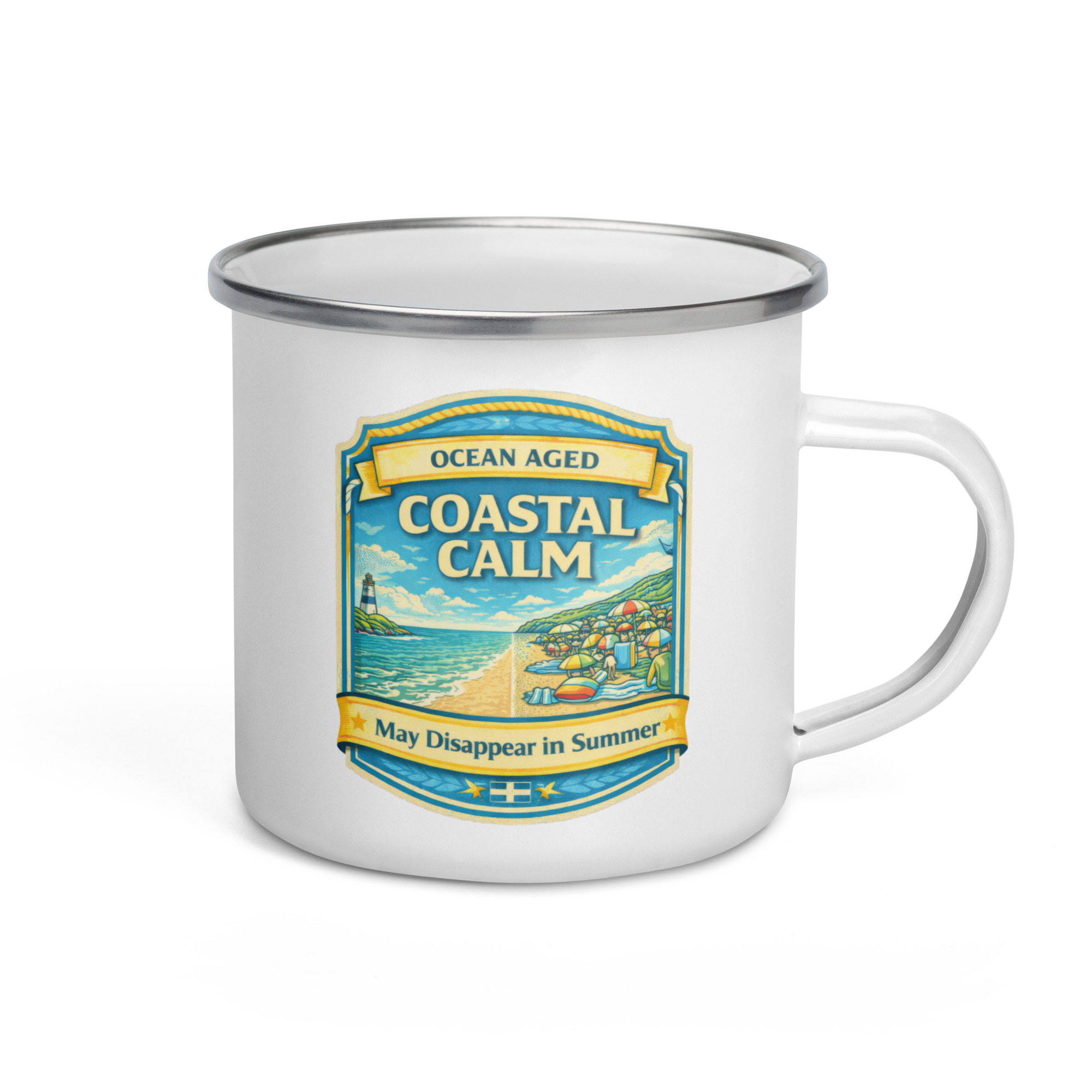 Coastal Calm - Enamel Mug
