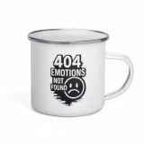 404 Emotions Not Found - Enamel Mug