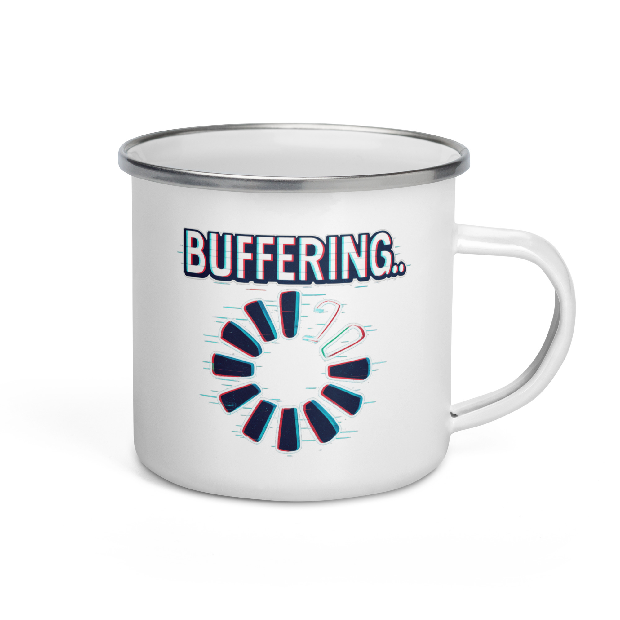 BUFFERING - Enamel Mug