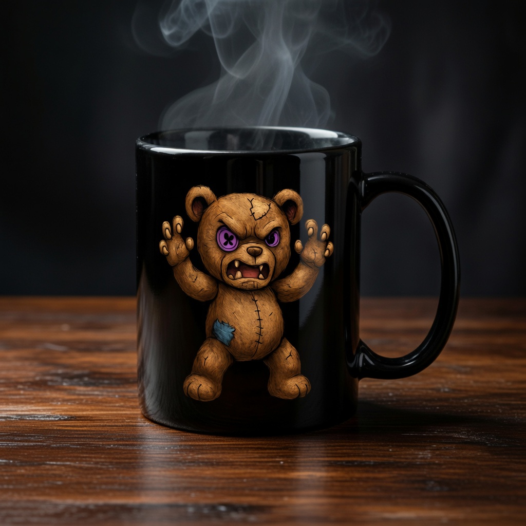 Rex Grindle - Black Glossy Mug