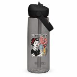 Clean Kitchen Dirty Mind - Flip straw water bottle