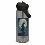 Moonlit Ronin - Flip straw water bottle