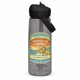 Proper Job Energy - Flip straw water bottle
