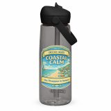 Coastal Calm - Flip straw water bottle