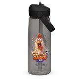 WHAT THE CLUCK EH - COCKREL - Flip straw water bottle