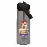 SORT YOURSELF OUT - HEN - Flip straw water bottle
