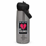 CTRL+ALT+DEL MY FEELINGS - Flip straw water bottle