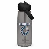 BUFFERING - Flip straw water bottle