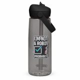 Im Not a Robot - Flip straw water bottle