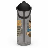 Don't worry about the laundry nobody is DOING me either - Flip straw water bottle
