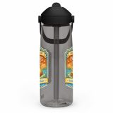 Pasties First - Flip straw water bottle
