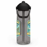 Coastal Calm - Flip straw water bottle