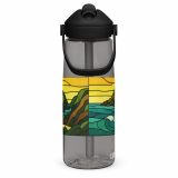 Tides of the Mount - Flip straw water bottle