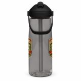 Common Sense – Flip Straw Water Bottle charcoal right — The Brutally Honest Collection