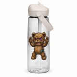 Rex Grindle – Flip Straw Water Bottle clear back — Cursed Plush Co