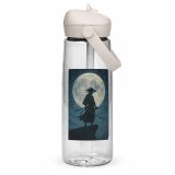 Moonlit Ronin - Flip straw water bottle
