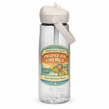 Proper Job Energy - Flip straw water bottle
