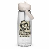 Operation Avoid Responsibility - Flip straw water bottle