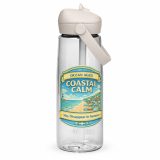 Coastal Calm - Flip straw water bottle