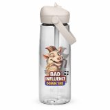 BAD INFLUENCE DOWN ERE - GOAT - Flip straw water bottle