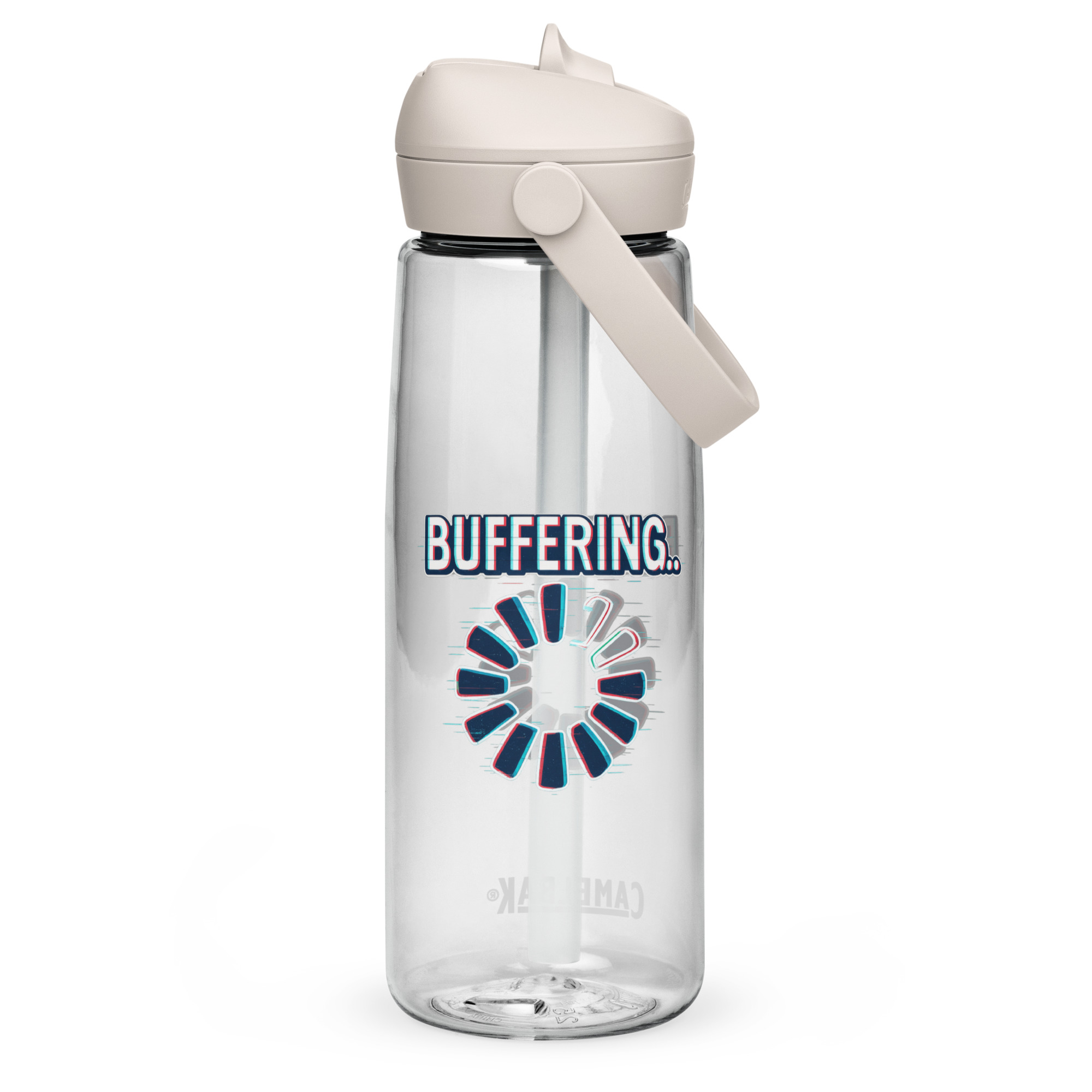 BUFFERING - Flip straw water bottle