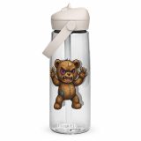 Rex Grindle – Flip Straw Water Bottle clear front — Cursed Plush Co