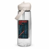 Midnight Blade - Flip straw water bottle