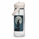 Moonlit Ronin - Flip straw water bottle
