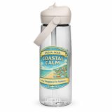 Coastal Calm - Flip straw water bottle