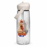 WHAT THE CLUCK EH - COCKREL - Flip straw water bottle
