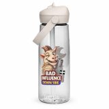 BAD INFLUENCE DOWN ERE - GOAT - Flip straw water bottle