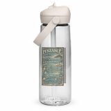 Penzance Coastal Signboard – Flip Straw Water Bottle clear front — Salt & Timber: Cornish Signs