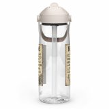 Bude Coastal Signboard - Flip straw water bottle