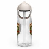 Common Sense – Flip Straw Water Bottle clear left — The Brutally Honest Collection