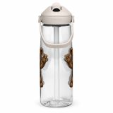 Rex Grindle – Flip Straw Water Bottle clear right — Cursed Plush Co