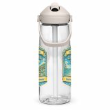 Coastal Calm - Flip straw water bottle