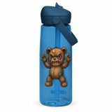 Rex Grindle – Flip Straw Water Bottle oxford blue back — Cursed Plush Co
