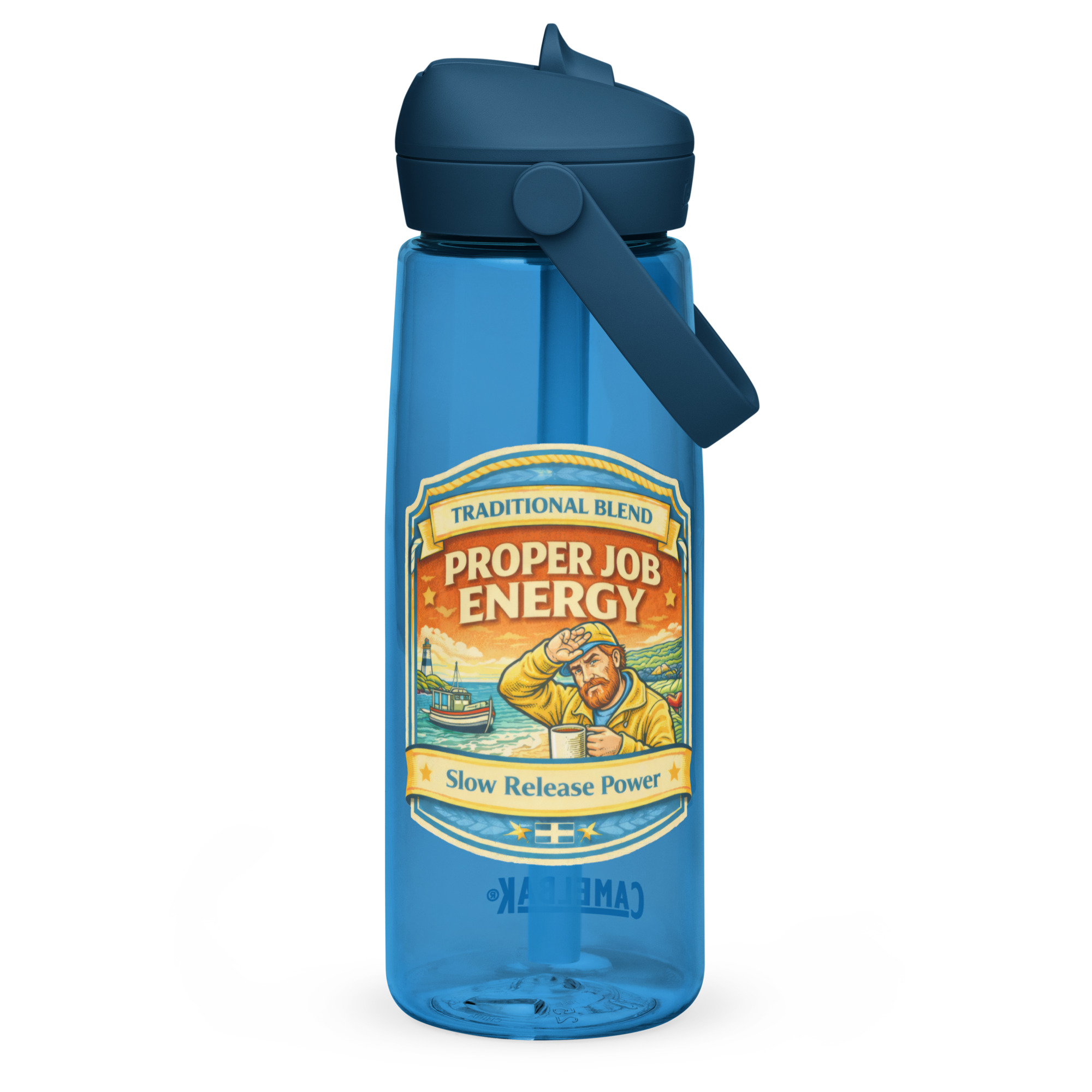 Proper Job Energy - Flip straw water bottle