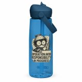Operation Avoid Responsibility - Flip straw water bottle
