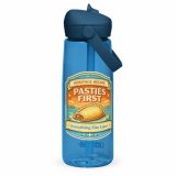 Pasties First - Flip straw water bottle