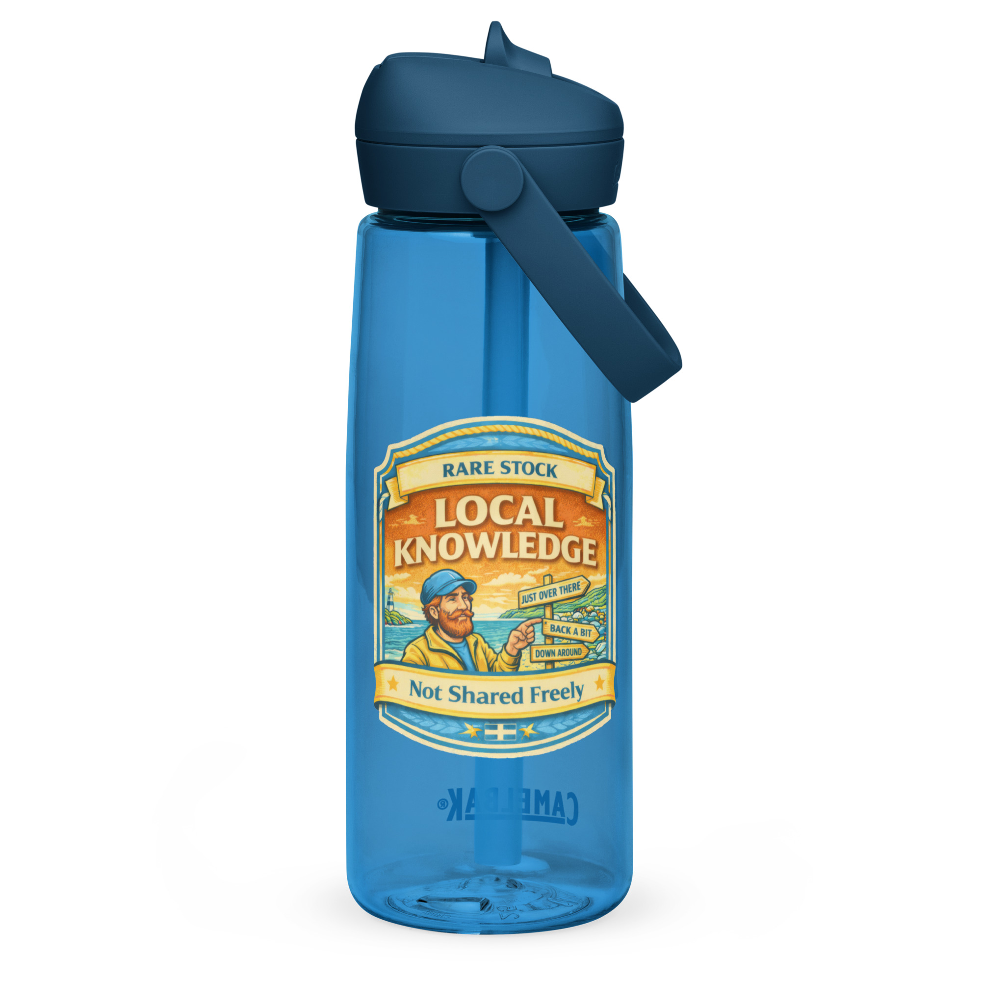 Rare Stock – Local Knowledge - Flip straw water bottle
