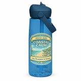 Coastal Calm - Flip straw water bottle