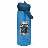 Im Not a Robot - Flip straw water bottle
